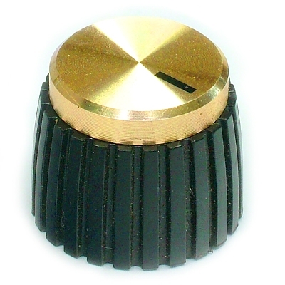 CHK Electronics Gold Small British Style Amplifier Knob