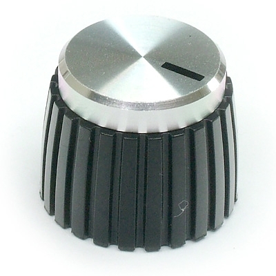 CHK Electronics Silver Small British Style Amplifier Knob